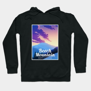 Beech Mountain North Carolina United States ski Hoodie